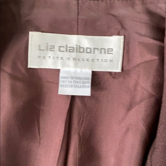 Liz Claiborne Jacket 100% wool  petite 8 - Picture 5 of 7